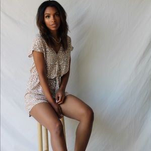 Amina Front Tie Romper